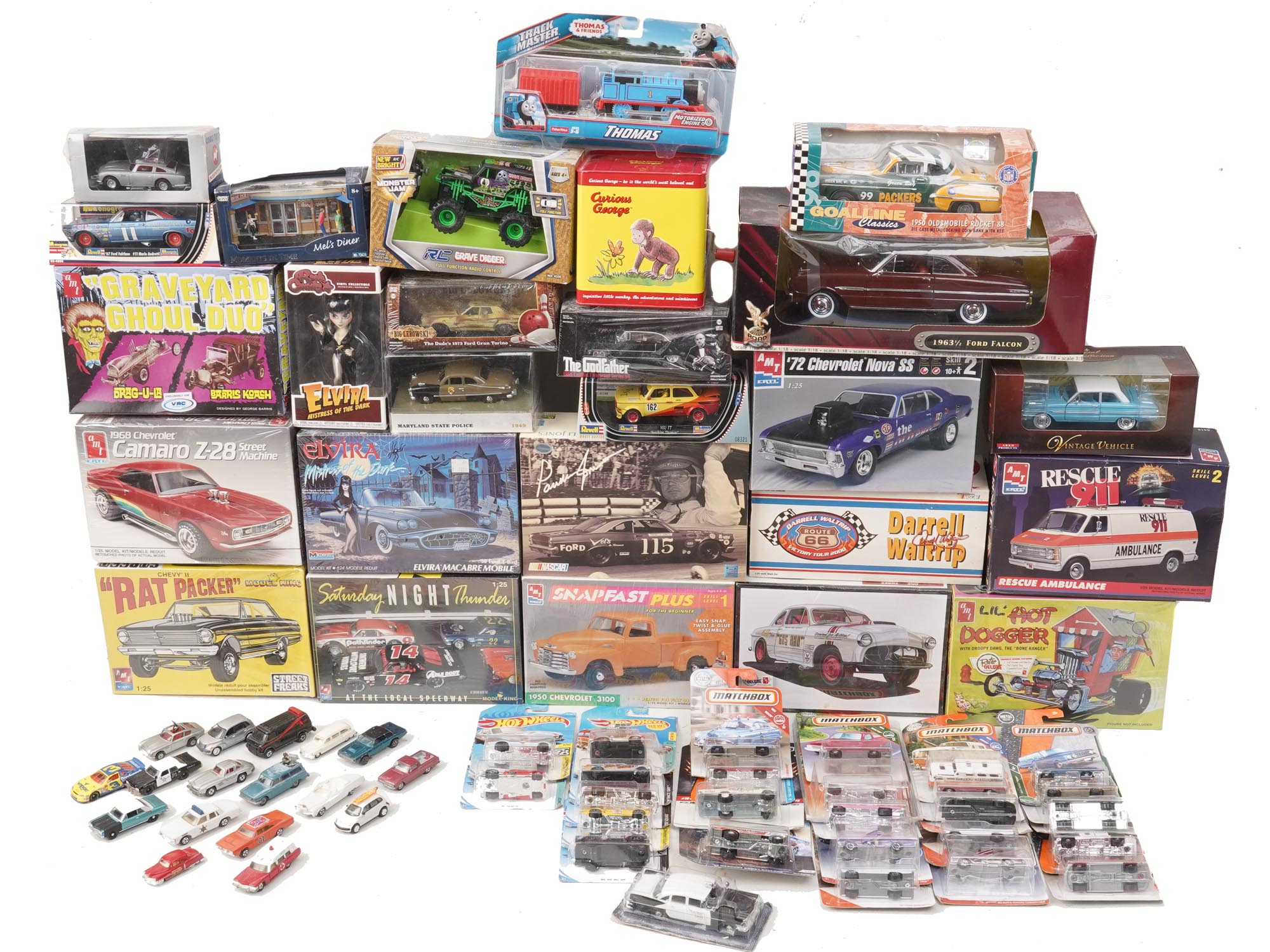 COLLECTION VINTAGE CAR MODEL FIGURINES TOYS IOB PIC-
